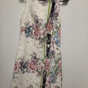 Donna Ricco Multicolor Floral Dress